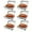 SET - 6 Pcs, variant on Chafing Dishes Buffet Set, Stainless Steel 9QT Food Warmer Trays, 1/2/4/6/8 Pack, for Buffets Parties Hotel, Christmas Halloween, Only for Cooking