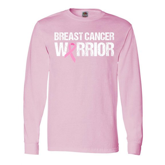 Inktastic Breast Cancer Warrior Long Sleeve T-Shirt