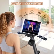 Naipo Recumbent Exercise Bike Stationary Bike 300LBS Weight Capacity Indoor Exercise Bike for Seniors with 16 Levels Magnetic Resistance with LCD Monitor Heart Rate Handle for Home