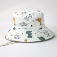 thumbnail image 4 of Sombrero de pescador para niños de primavera y verano, sombrero de lavabo para niños con estampado de dibujos animados, sombrero parasol a prueba de rayos UV, 4 of 5