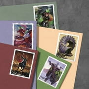 Dungeons & Dragons Forever USPS Postage Stamp 1 Sheet of 20 US First Class Celebration Announcement Wedding Fantasy Adventure (20 Stamps)