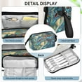 thumbnail image 4 of Nylon Fish Mouth Pencil Case with Large Capacity Zipper Pencil Pouch Stained Glass Dragon Pencil Bag Organizers, 4 of 7
