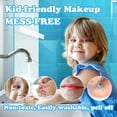 Kids Makeup Kit for Girls, Washable Real Makeup Set for Little Girls