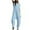 Light Blue, variant on Akafmk Plus Size Jumpsuits for Women Summer, Casual Rompers for Women, Solid High Waist Wide Leg Jumpsuit Blackless Jumpsuit Loose Fitting Overalls