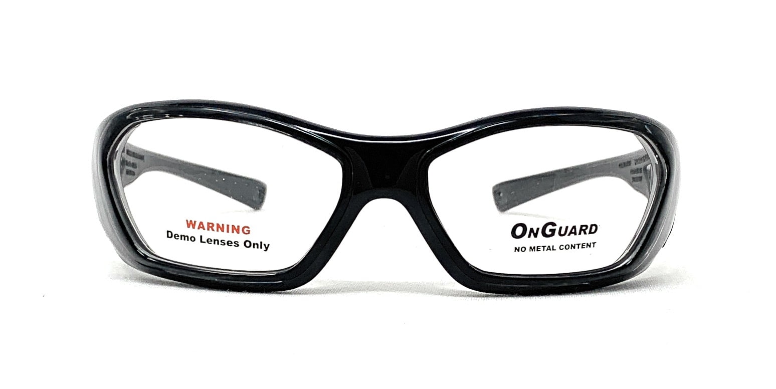 OnGuard Safety Eyewear OG-210S Gloss Black Glasses Goggles 57-16-120