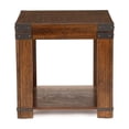 thumbnail image 3 of Bowery Hill Modern Square Wood End Table in Medium Cherry, 3 of 4