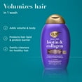 thumbnail image 5 of OGX Thick & Full, Biotin & Collagen Volumizing Shampoo, 13 fl. oz, 5 of 11