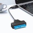 thumbnail image 1 of Kuymtek Convertidor de disco duro USB3.0 SATA a cable USB compatible con adaptador SATA SSD de 2,5 pulgadas, 1 of 8