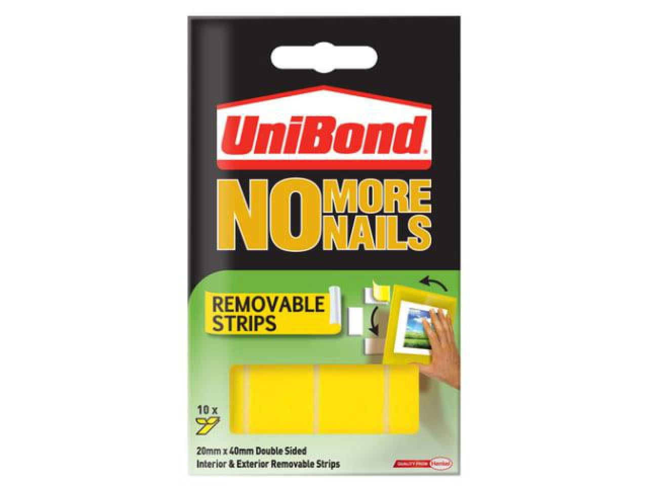 Removable Double Sided Mounting Unibond No More Nail Adhesive Strips Permanent 