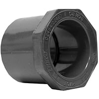GENOVA 300 Series 302508 Pipe Reducing Bushing, 1-1/2 in Spigot x 1 in Slip