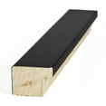 thumbnail image 6 of ArtToFrames 7" x 11" Satin Black Picture Frame, 7x11 inch Black Wood Poster Frame (WOM-1451), 6 of 8
