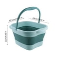thumbnail image 2 of xaoyunyn Folding Foot Bath Bucket with Massage Rollers,Thickened Insulation,Proof Material,Multifunctional Elevated Foot Soaking Basin for Stress Relief, 2 of 5