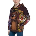 thumbnail image 2 of Saiise Unisex Kids Five Nights At Freddy'S Sweatshirt Boys Girls Hooded Kangaroo Pocket Pullover Hoodies-X-Large, 2 of 7