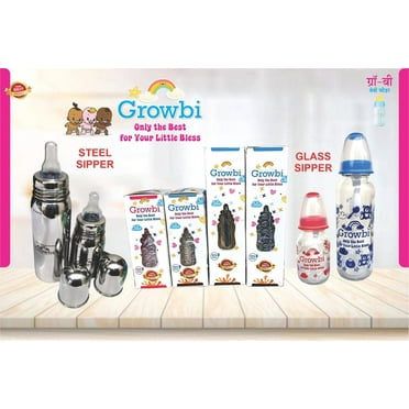 GROWBI GLASS BABY FEEDER