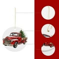 thumbnail image 4 of Christmas Ornaments Vintage Red Truck with Christmas Tree Funny Christmas Ornaments 2025 Xmas Holiday Decor Ornament Hanging Ornaments for Christmas Tree Decoration Xmas Day Home Party Decorations, 4 of 8