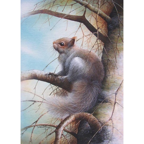 Taladro Diamante Pintura (DE3299) 5D DIY Bordado de punto de cruz completo (Animal-W183) 30x40cm Hugtrwg Para estrenar