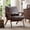 Brown, variant on Ebello Mid Century Modern Accent Chair Soft Armrest Breathable Faux Leather Upholstered Armchair with Solid Wood Frame for Living Room and Bedroom, Brown-Plus