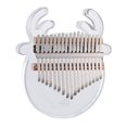 thumbnail image 1 of Portátil lindo Thumb Piano Finger Mbira 17 teclas Instrumento musical Dibujos animados en apariencia de animal con martillo de afinación Educativo - Ciervo Ciervo Transparente Gloria Piano de pulgar Kalimba, 1 of 9