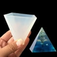 thumbnail image 2 of Opolski Pyramid Shape DIY Resin Plaster Decorative Craft Jewelry Making Silicone Mold, 2 of 7
