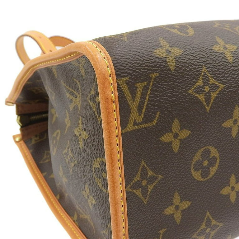 LOUIS VUITTON Monogram Popincourt Long Gold Buckle Shoulder Bag Brown
