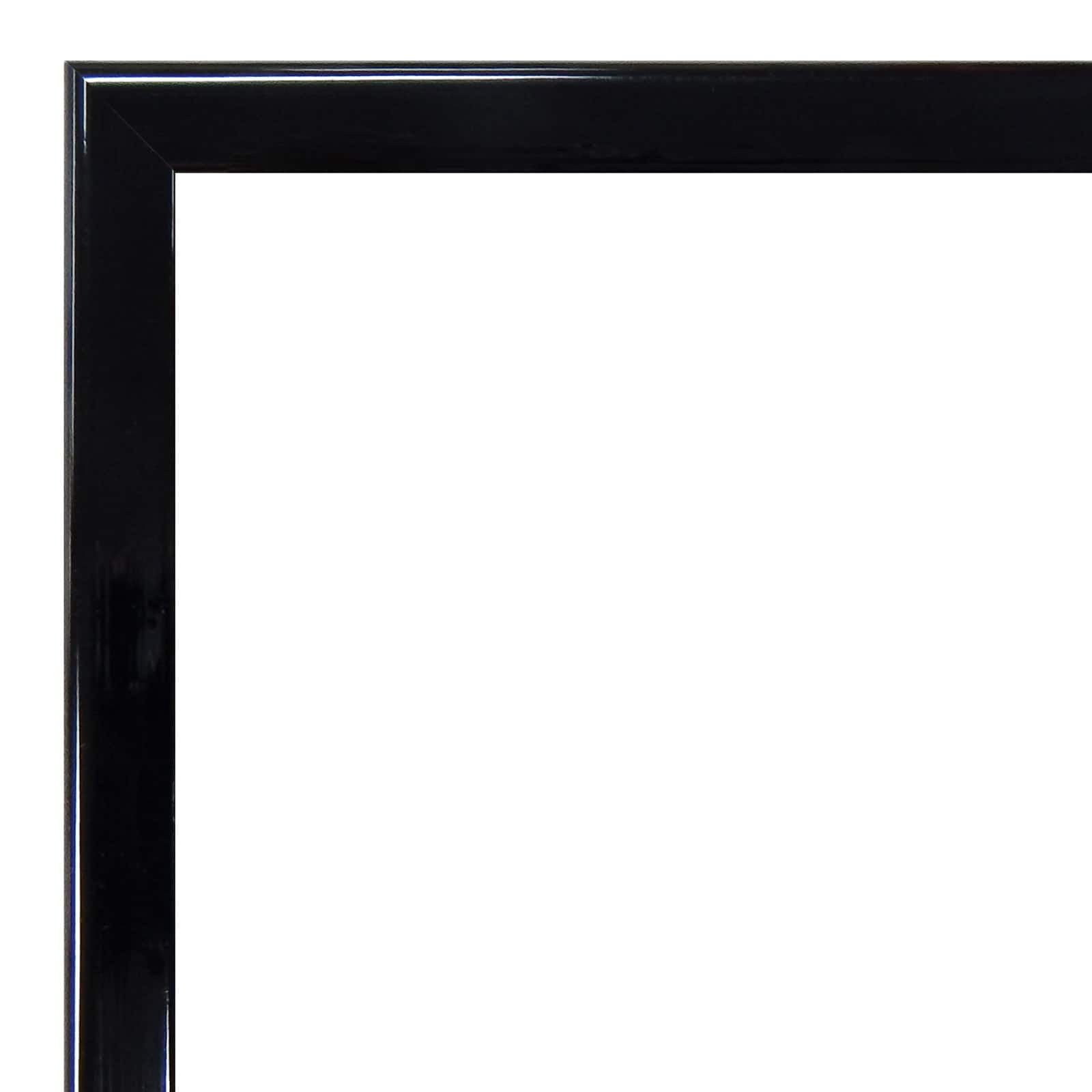 Studio Decor 18" x 24" Plastic Poster Frame Styleline - Includes Hanging Hardware, Horizontal or Vertical Display - Black, Bulk 6 Pack