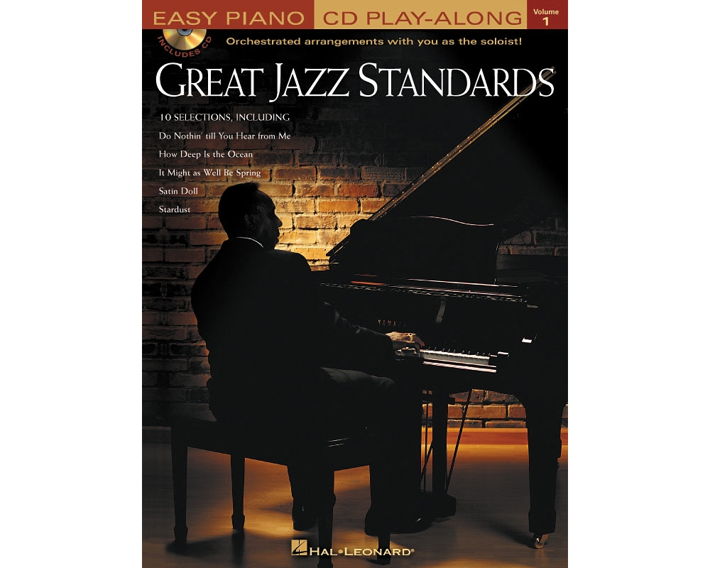 Hal Leonard Great Jazz Standards Easy Piano CD PlayAlong Volume 1