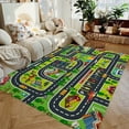 thumbnail image 2 of Car Play Mat for Boys and Girls Highway City Traffic-Themed Rugs for Kids Toy Cars Kids Rugs for Playroom Non-Slip Kids Play Rug, 2 of 9