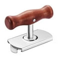 thumbnail image 2 of Wooden-handle cap screw opener; labor-saving jar and bottle lid opener for kitchen convenience, 2 of 6