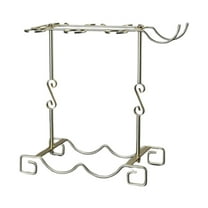 Kuntesetty Wine Glass Holder Countertop Wine Cup Organizer Elegant Air Drying Rack Stemware Storage Rack for Bar Display Desktop Barware B