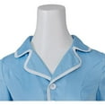 thumbnail image 5 of Waitress The Musical Style Blue Waiter Maid Dress Uniform Outfit with Apron for Women, 5 of 7
