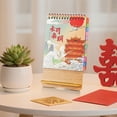 thumbnail image 4 of Amzcrzy Petit Calendrier de Bureau Calendrier de Bureau en Papier Calendrier de Bureau de Bureau Festif Rouge Mini Calendrier de Bureau Calendriers Calendrier de Bureau Calendrier, 4 of 6