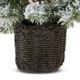 thumbnail image 4 of 2 FTMini Cooper Spruce Pre-Lit Green Flocked Artificial Christmas Tree with Clear LED Lights, by Holiday Time, 4 of 5