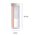 thumbnail image 3 of Clinaoy Water Bottle with Straw Food Grade Shatter-Proof Leak Resistant Wide Mouth Water Tumbler Fruit Infuser Water Bottle, 3 of 8
