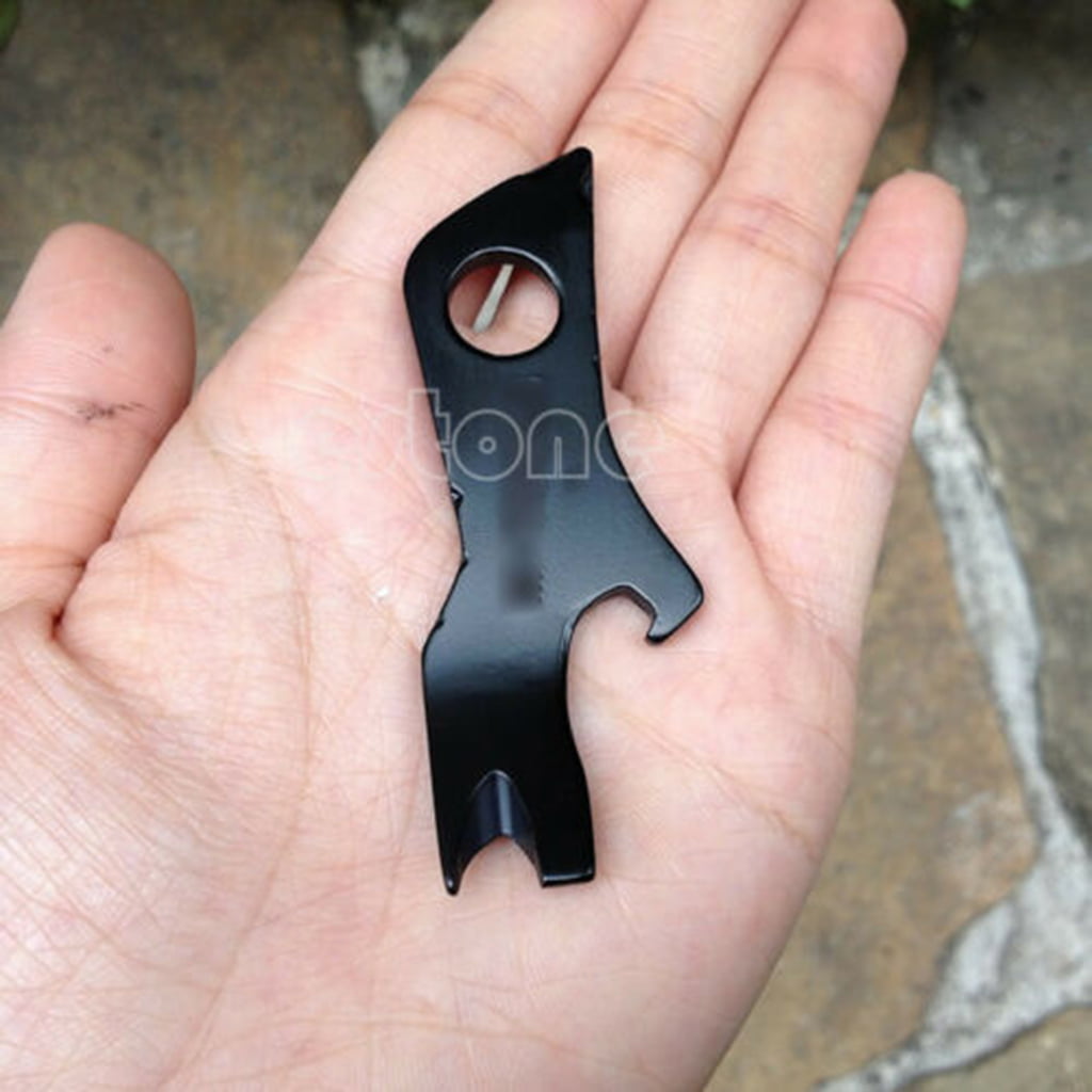 1 X EDC Keychain 7-in-1 Multi function Tool Pry Bar Bottle Opener Pocket Tools 