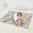 thumbnail image 2 of Math Equations Colorful Pi Symbols White Pattern Blanket,Comfortable Soft Flannel Throw Blanket,All Season,Warm Lightweight Blankets for Sofa Bed Couch Living Room Chair,30"x40", 2 of 4