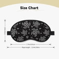 thumbnail image 4 of Salouo Turtle Pattern Eye Masks, 1-Pack Sleep Mask Eye Cover Washable Sleeping Eyeshade Block Sleep Shade Cover Light Reduces Traveling Gifts, 4 of 7