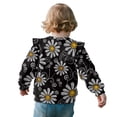 thumbnail image 3 of Xoenoiee Daisy Flower Print Baby Girl Winter Clothes Cute Ruffle Sweater Toddler Kids Sweatshirts Round Neck Pullover Long Sleeve Newborn Sweaters, Size 7-8 Years, 3 of 7