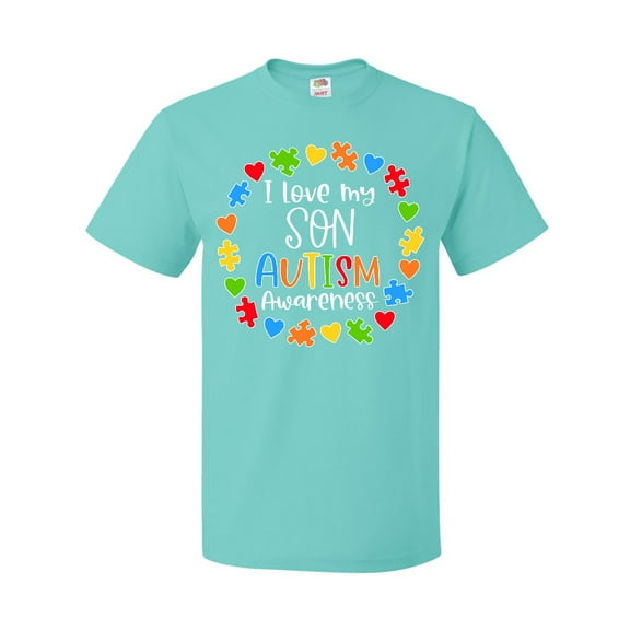 Inktastic I Love My Son Autism Awareness T-Shirt