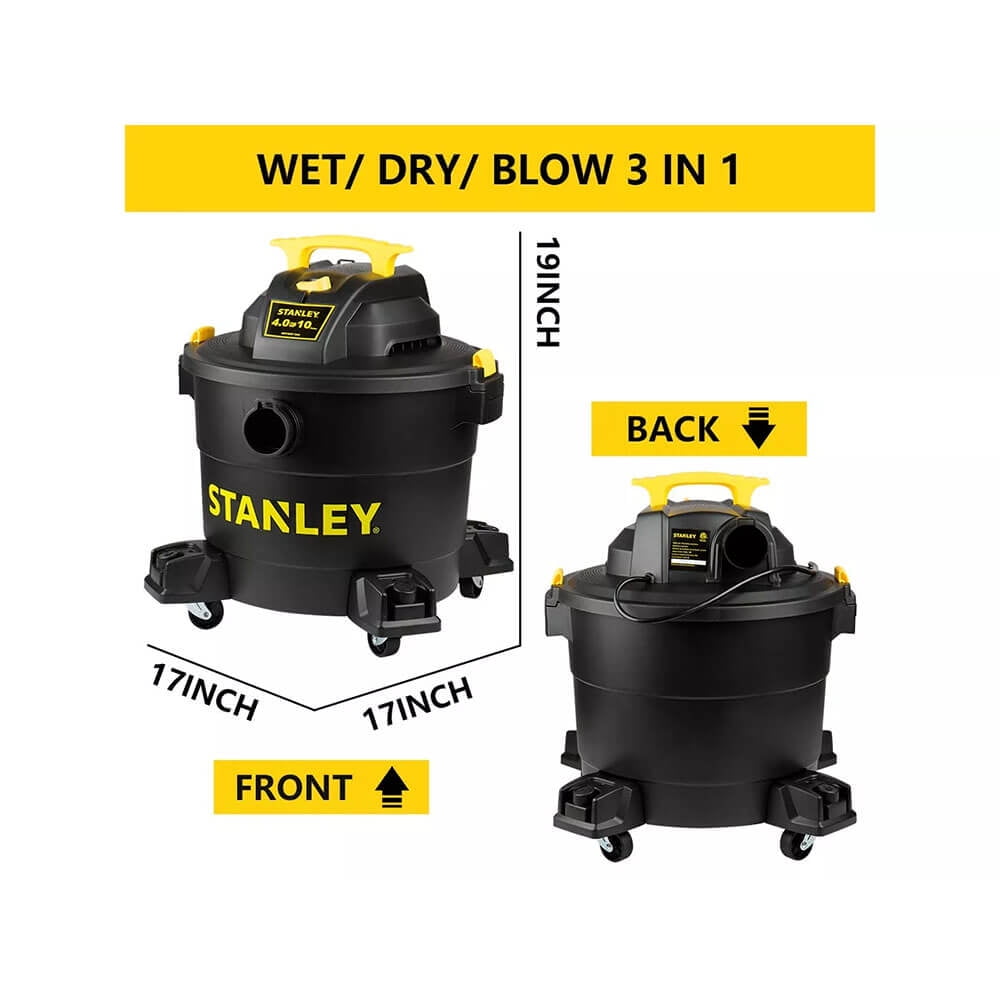 Stanley SL18191P Heavy Duty Portable 10 Gallon Wet Dry Shop Vacuum Cleaner,  1 Piece - Kroger