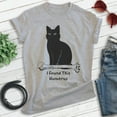 thumbnail image 2 of I Found This Humerous Cat T-shirt, Unisex Women's Men's Tee, Clever Cat Cute Kitten Animal Pet Owner, Heather Gray, XX-Large, 2 of 6
