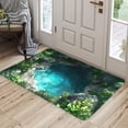 thumbnail image 2 of Bathroom Floor Mat 40 cm x 60 cm Visual Crystal Velvet Antiskid Water-absorbent Three-dimensional Nature Scene Design Polyester Floor Mat, 2 of 6