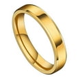 thumbnail image 1 of Anillo Dinheiro Classic tricolor, versión simple estrecha Anillo liso biselado de 4 mm, 1 of 5