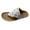 White, variant on Xfvqtps Wedge Sandals for Women Flip Flops Slide Flower Decor Arch Support Non Slip Soft Sole Comfortable Breathable Casual Walking Summer Shoes Brown