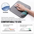 thumbnail image 6 of Ergonomic Mouse Pad with Wrist Support Gaming Mouse Mat with Wrist Rest Anti-slip Rubber Base Mouse Pad for Home Office, 6 of 8