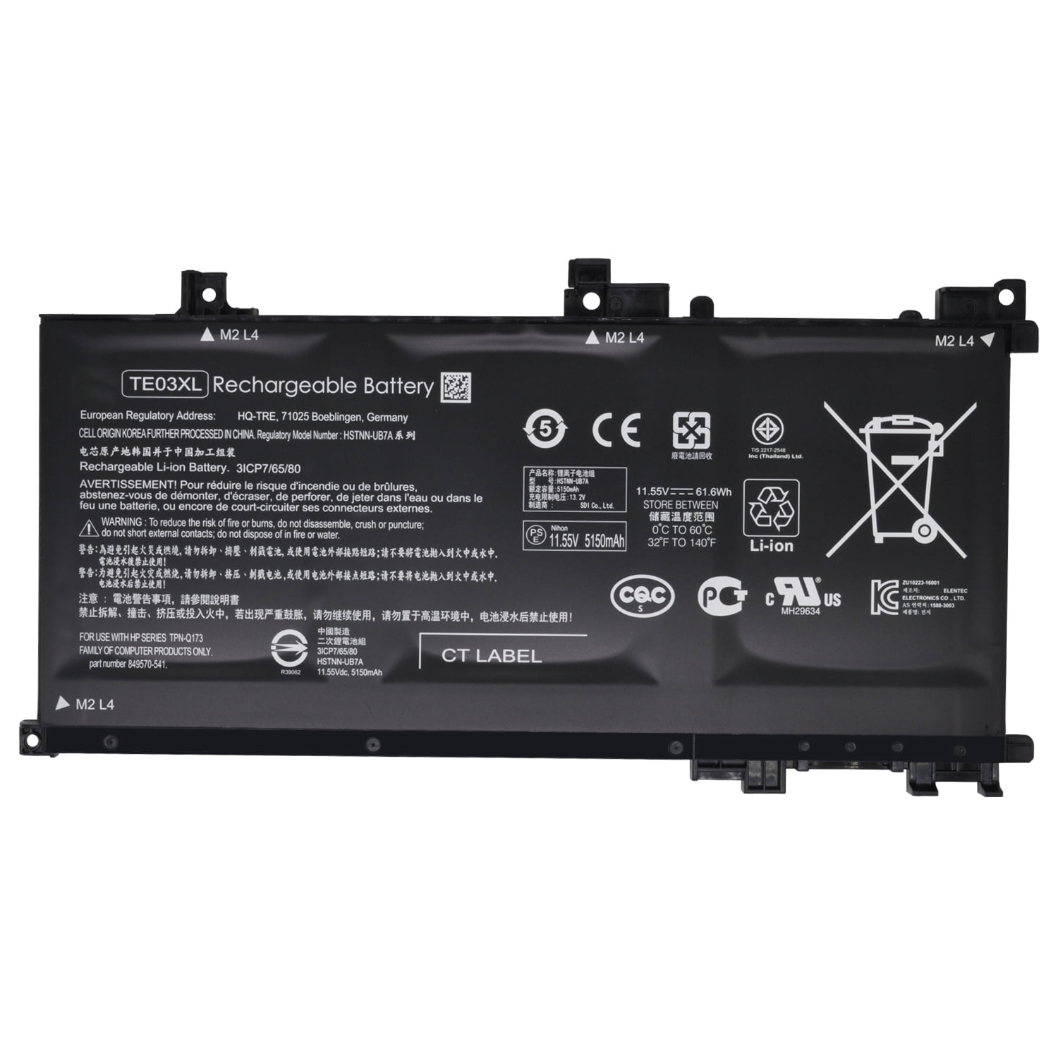Hp Te03xl Battery