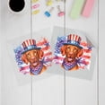 thumbnail image 3 of Patriotic Vizsla Celebrates 4th of July Cutout Transfer Sticker Vizslas Dog Lover Gifts Idea Transparent Decal Art Decor - 02009, 3 of 5
