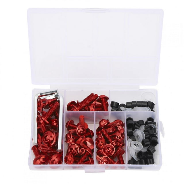 Universal Fairing Screws 158Pcs/Set Universal Fairing Gasket Wrench Kit Motorcycle Accessory