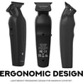 thumbnail image 6 of Supreme Trimmer Vader ST3778 – Professional Cordless Barber Liner & Detailer | 210 Min Runtime, 7000 RPM Motor, Zero Gap DLC T-Blade, USB-C Fast Charging | Beard, Hair & Body, 6 of 9