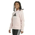 thumbnail image 4 of Girls 7-16 adidas Essential Heather Graphic Hoodie in Regular & Plus Size Color: Lavender Size: SMALL, 4 of 4