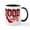White/Black Inside, variant on CafePress - Boss Lady Red Leopard Mugs - 11 oz Ceramic Mug - Novelty Coffee Tea Cup